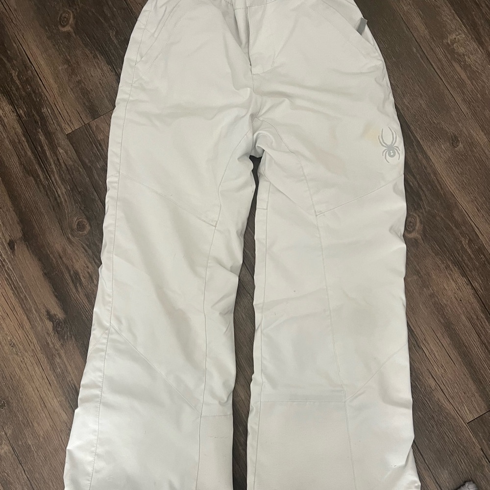 Spyder Girls White Olympia Snow Pants